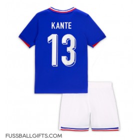 Frankreich Kante #13 Fußballbekleidung Heimtrikot Kinder EM 2024 Kurzarm (+ kurze hosen)